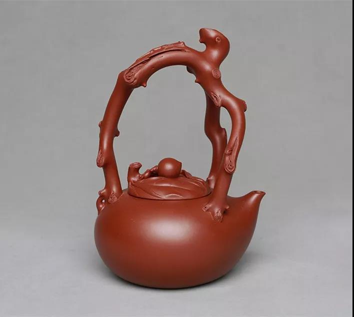 10種最美花器提梁壺，精美別致雕花紫砂壺!