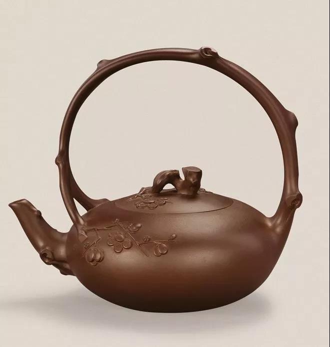10種最美花器提梁壺，精美別致雕花紫砂壺!