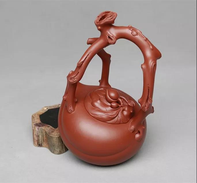 10種最美花器提梁壺，精美別致雕花紫砂壺!